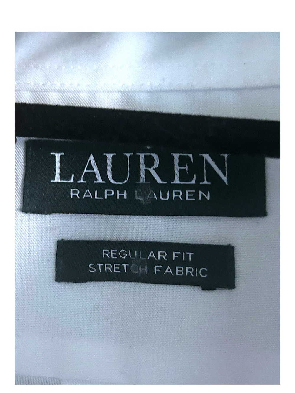 Ralph Lauren White Long-Sleeve Dress Shirt Big &Tall 2XL 18-34/35 - Picture 3 of 9